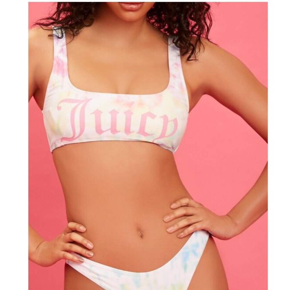 Juicy Couture x Forever 21 Tie Dye Bikini Set New Sold Out